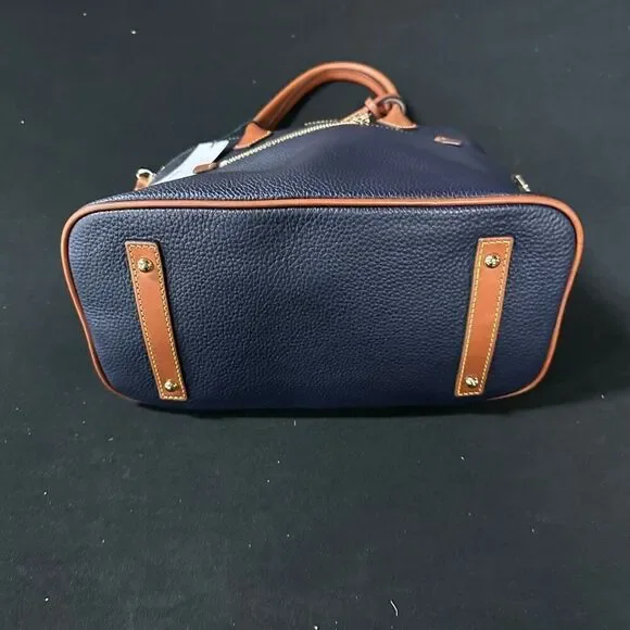New Dooney and Bourke Pebble Grain Large Domed Satchel